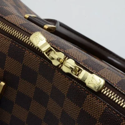 Сумка Louis Vuitton N41434 Ribera MM Tote Bag Damier Ebene Canvas "Brown" фото № 8