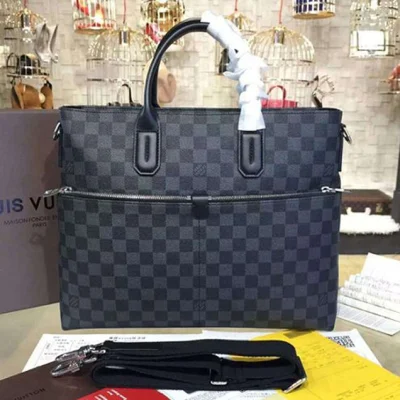 Портфель Louis Vuitton N41564 7 Days A Week Briefcase Damier Graphite Canvas "Graphite" фото № 2