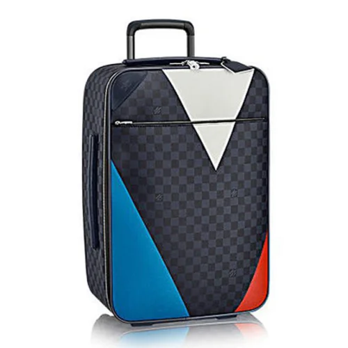 Чемодан Louis Vuitton N41620 Pegase Legere 55 Rolling Luggage Damier Cobalt Canvas "Navy Blue"
