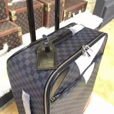Чемодан Louis Vuitton N41620 Pegase Legere 55 Rolling Luggage Damier Cobalt Canvas "Navy Blue" фото № 10