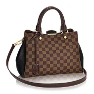 Сумка Louis Vuitton N41673 Brittany Tote Bag Damier Ebene Canvas "Brown"