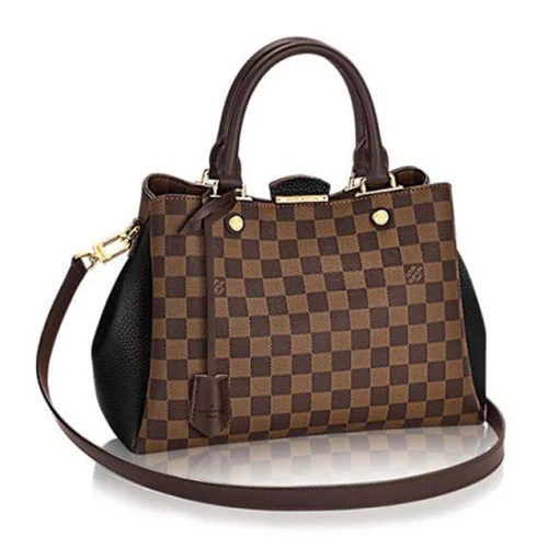 Сумка Louis Vuitton N41673 Brittany Tote Bag Damier Ebene Canvas "Brown"