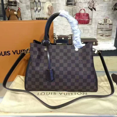Сумка Louis Vuitton N41673 Brittany Tote Bag Damier Ebene Canvas "Brown" фото № 2