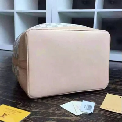 Сумка Louis Vuitton N42222 Noe Shoulder Bag Damier Azur Canvas "White" фото № 4