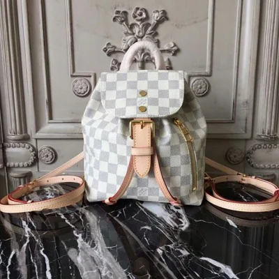 Рюкзак Louis Vuitton N44026 Sperone BB Backpack Damier Azur Canvas "White" фото № 2