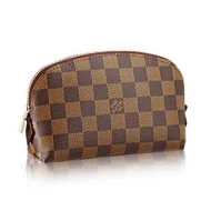 Косметичка Louis Vuitton N47516 Cosmetic Pouch Damier Ebene Canvas "Brown"