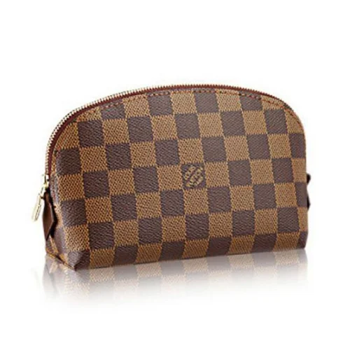 Косметичка Louis Vuitton N47516 Cosmetic Pouch Damier Ebene Canvas "Brown"