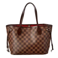 Сумка Louis Vuitton N51109 Neverfull PM Shoulder Bag Damier Ebene Canvas "Brown"