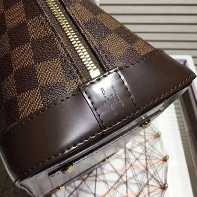 Сумка Louis Vuitton N53151 Alma PM Tote Bag Damier Ebene Canvas "Brown" фото № 6