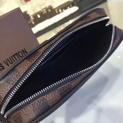 Louis Vuitton N63350 Pochette Volga Damier Ebene Canvas "Brown" фото № 6