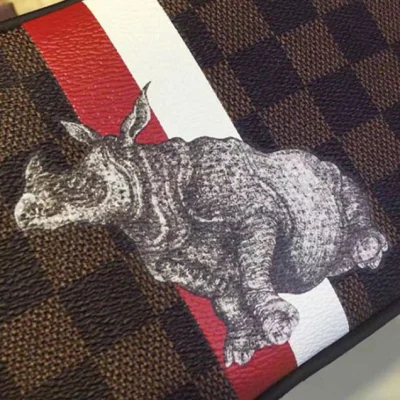 Louis Vuitton N63350 Pochette Volga Damier Ebene Canvas "Brown" фото № 7