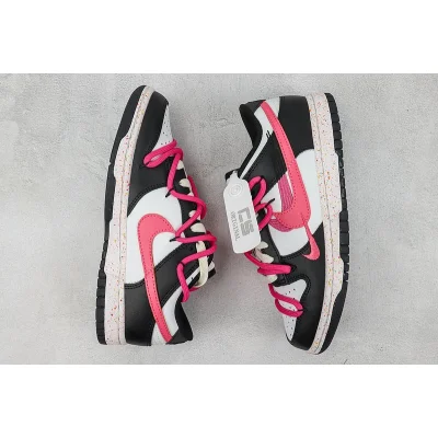 Nike SB Dunk Low Swooshes "Black/White/Pink" фото № 7