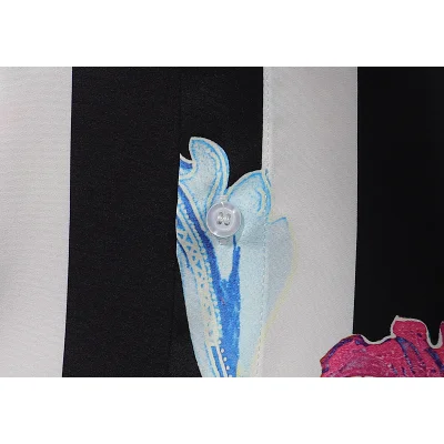 Рубашка Versace With Floral Pattern "White" фото № 4