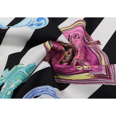 Рубашка Versace With Floral Pattern "White" фото № 2