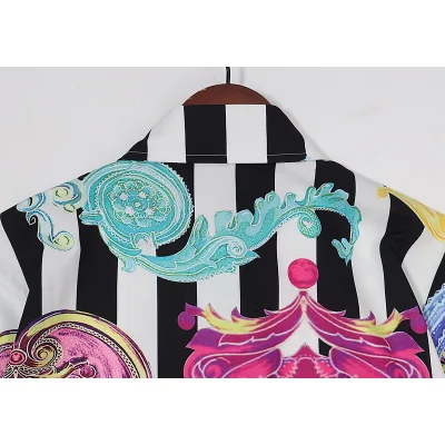 Рубашка Versace With Floral Pattern "White" фото № 9