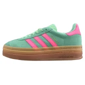 Adidas Gazelle Bold "Pulse Mint Screaming Pink"