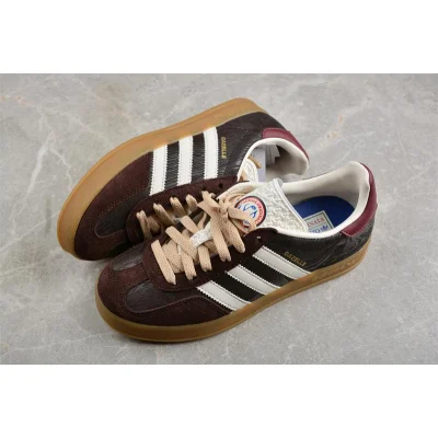 Adidas Gazelle Indoor "Burgundy Leather" фото № 4