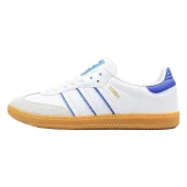 Adidas Samba "Flat White/Lucid Blue"