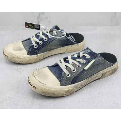 Balenciaga Paris Slip-On "Destroyed Denim" фото № 5