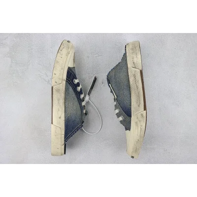 Balenciaga Paris Slip-On "Destroyed Denim" фото № 7