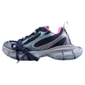Balenciaga 3XL Sneaker "Worn-Out/Navy Blue/Silver/Pink"