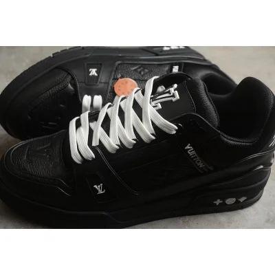 Louis Vuitton Trainer Sneaker "Black" фото № 7