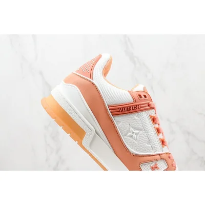 Louis Vuitton LV Trainer 2021 Low "White Peach" фото № 4