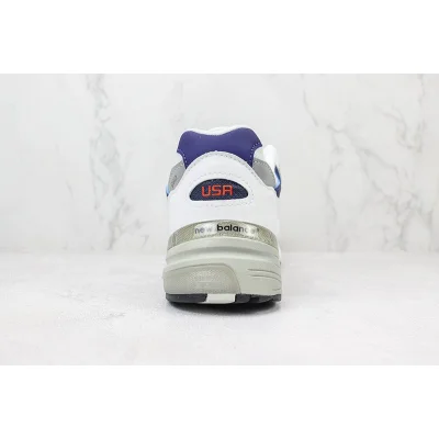 New Balance 992 "White/Navy" фото № 9
