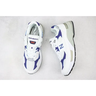 New Balance 992 "White/Navy" фото № 6