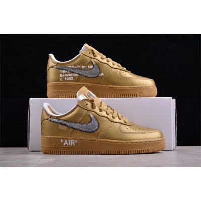 Off-White x Nike Air Force 1 "Golden Zip" фото № 6