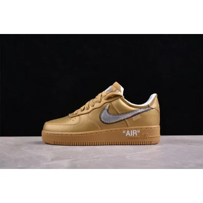 Off-White x Nike Air Force 1 "Golden Zip" фото № 2