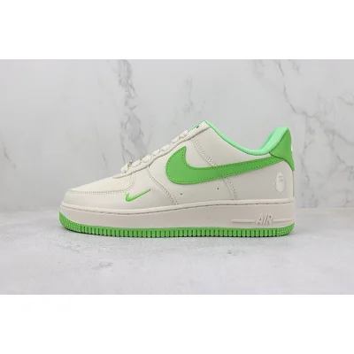 A Bathing Ape x Nike Air Force 1 Low "Apple Green/Off White" фото № 2