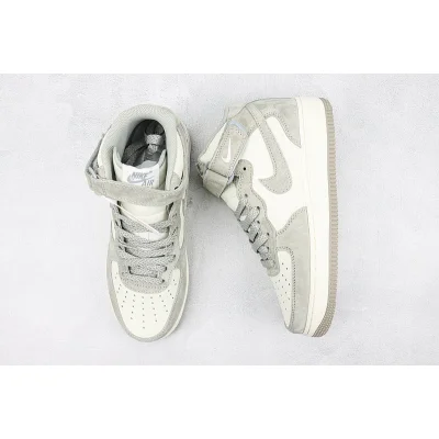 Nike Air Force 1 Mid "Suede Light Grey" фото № 6