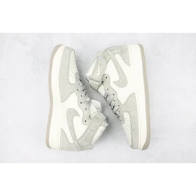 Nike Air Force 1 Mid "Suede Light Grey" фото № 7