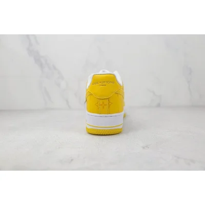 Louis Vuitton x Nike Air Force 1 Low "Yellow/White/Monogram" фото № 9