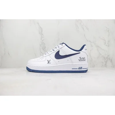 Louis Vuitton x Nike Air Force 1 Low "Navy/White" фото № 2