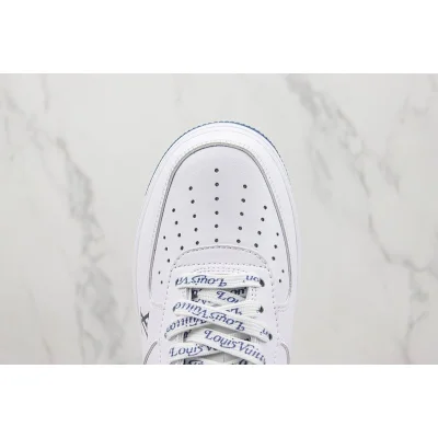 Louis Vuitton x Nike Air Force 1 Low "Navy/White" фото № 4
