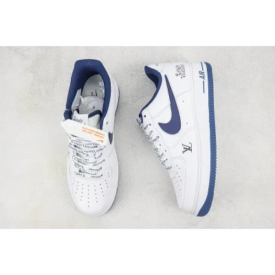 Louis Vuitton x Nike Air Force 1 Low "Navy/White" фото № 6