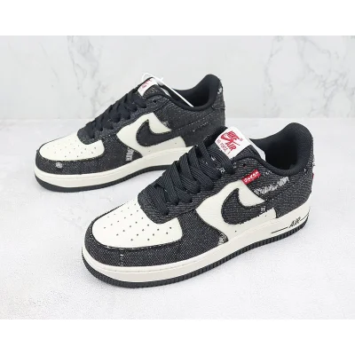 Levi's x Nike Air Force 1 Low "Black Denim" фото № 5