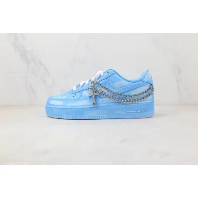 Nike Air Force 1 Low "Sky Blue/Gothic Chain" фото № 2