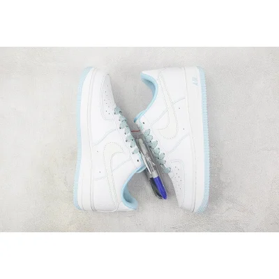 Nike Air Force 1 07 Low "White/Light Blue" фото № 6