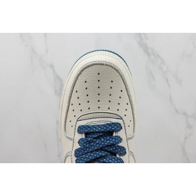 Stussy x Nike Air Force 1 Low "White and Blue" фото № 4