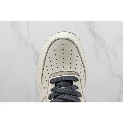 Stussy x Nike Air Force 1 Low "Dark Grey/Cream White" фото № 4