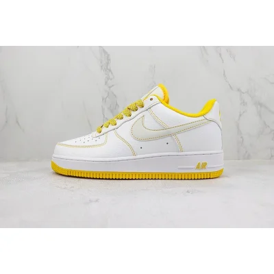 Nike Air Force 1 Low "White/Yellow" фото № 2