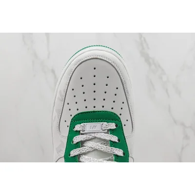 Nike Air Force 1 Low "White/Green/Yellow/Grey Khaki" фото № 4