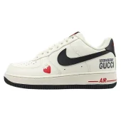 GUCCI x Nike Air Force 1 Low "Cream White/Black/Red Heart"