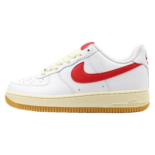 Nike Air Force 1 Low "White/Red/Gum"