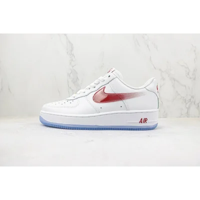 Nike Air Force 1 Low Retro "White/Gradient Burugundy" фото № 2