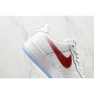 Nike Air Force 1 Low Retro "White/Gradient Burugundy" фото № 3