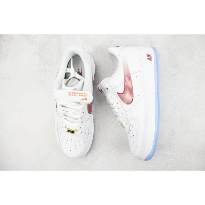 Nike Air Force 1 Low Retro "White/Gradient Burugundy" фото № 7